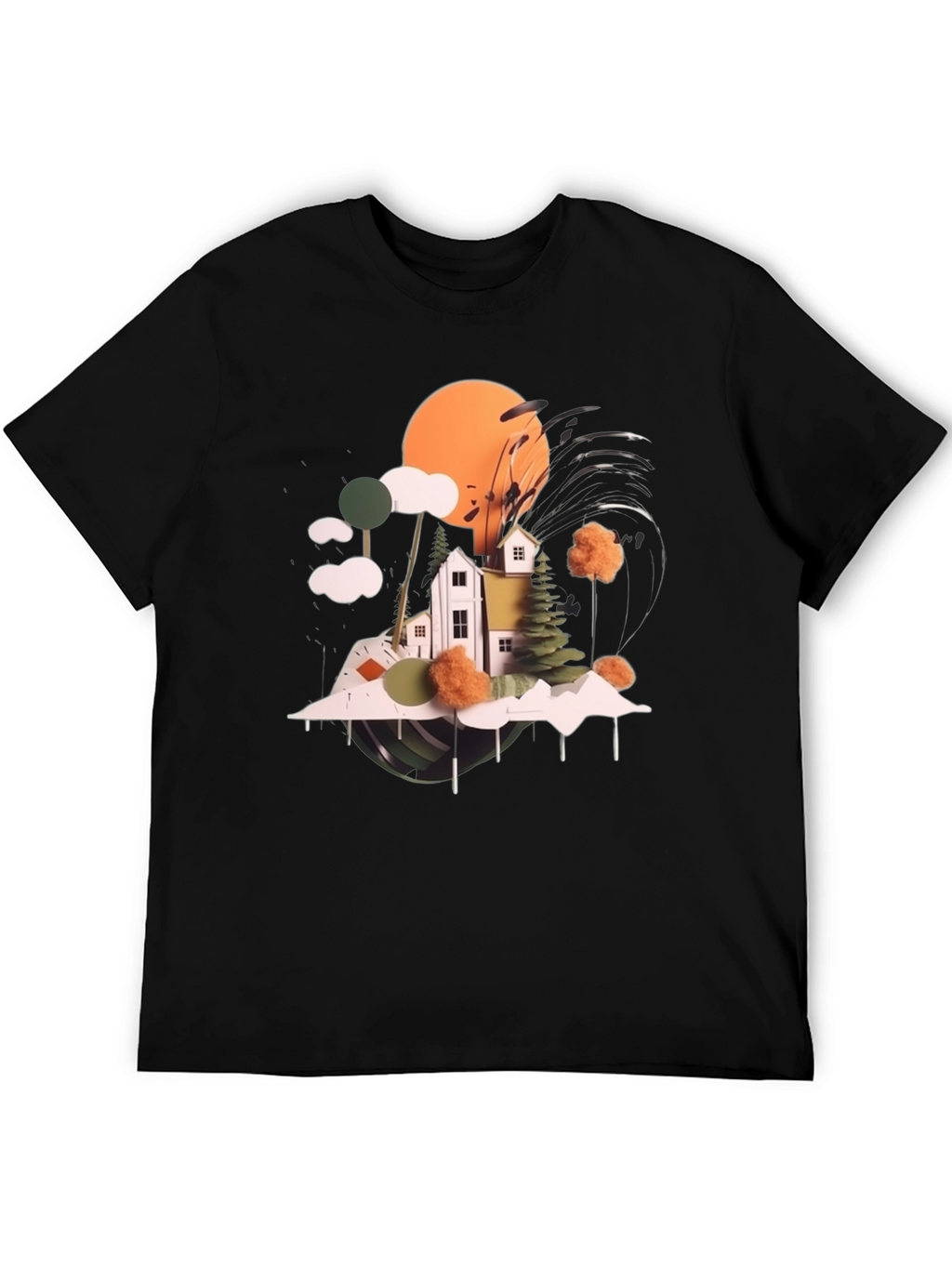 Abstract Landscape Graphic Tee
