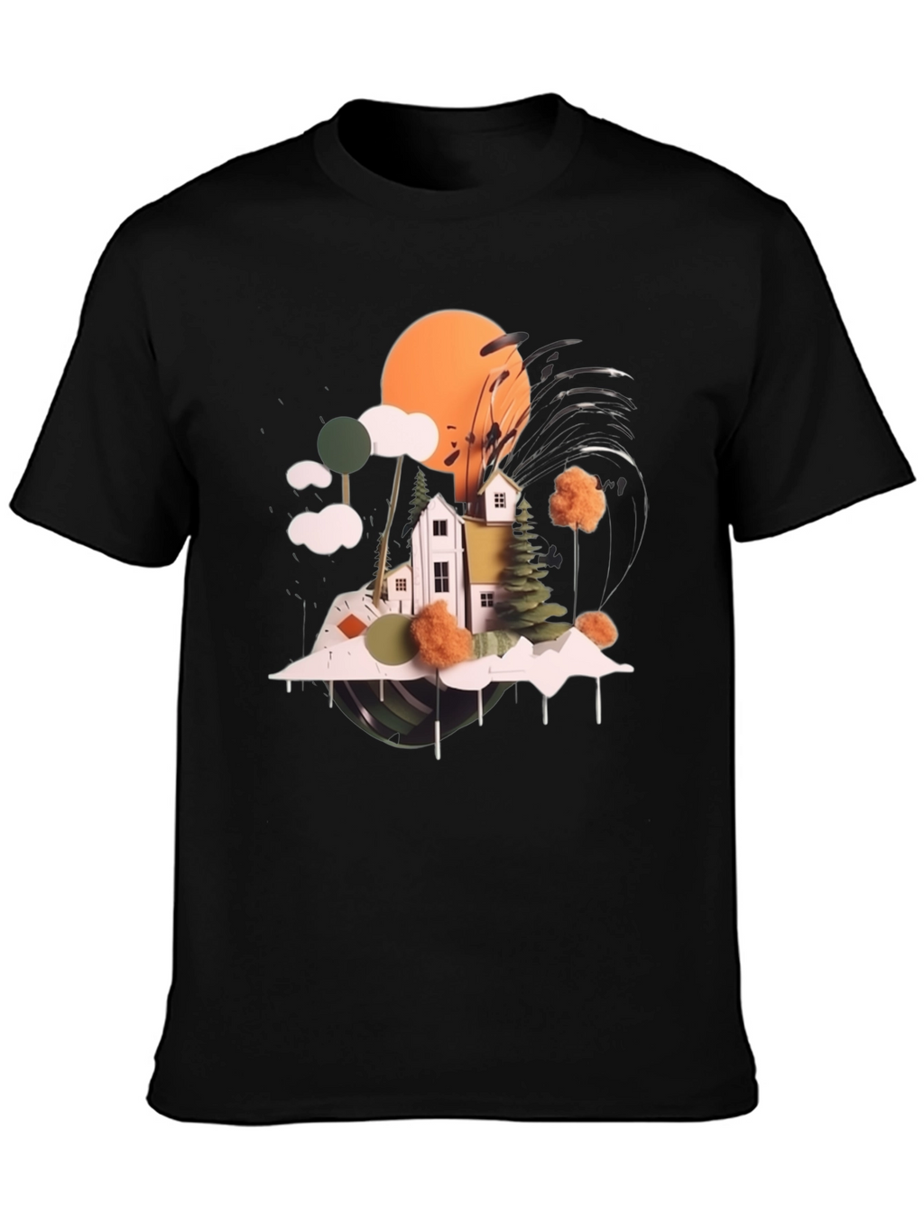 Abstract Landscape Graphic Tee