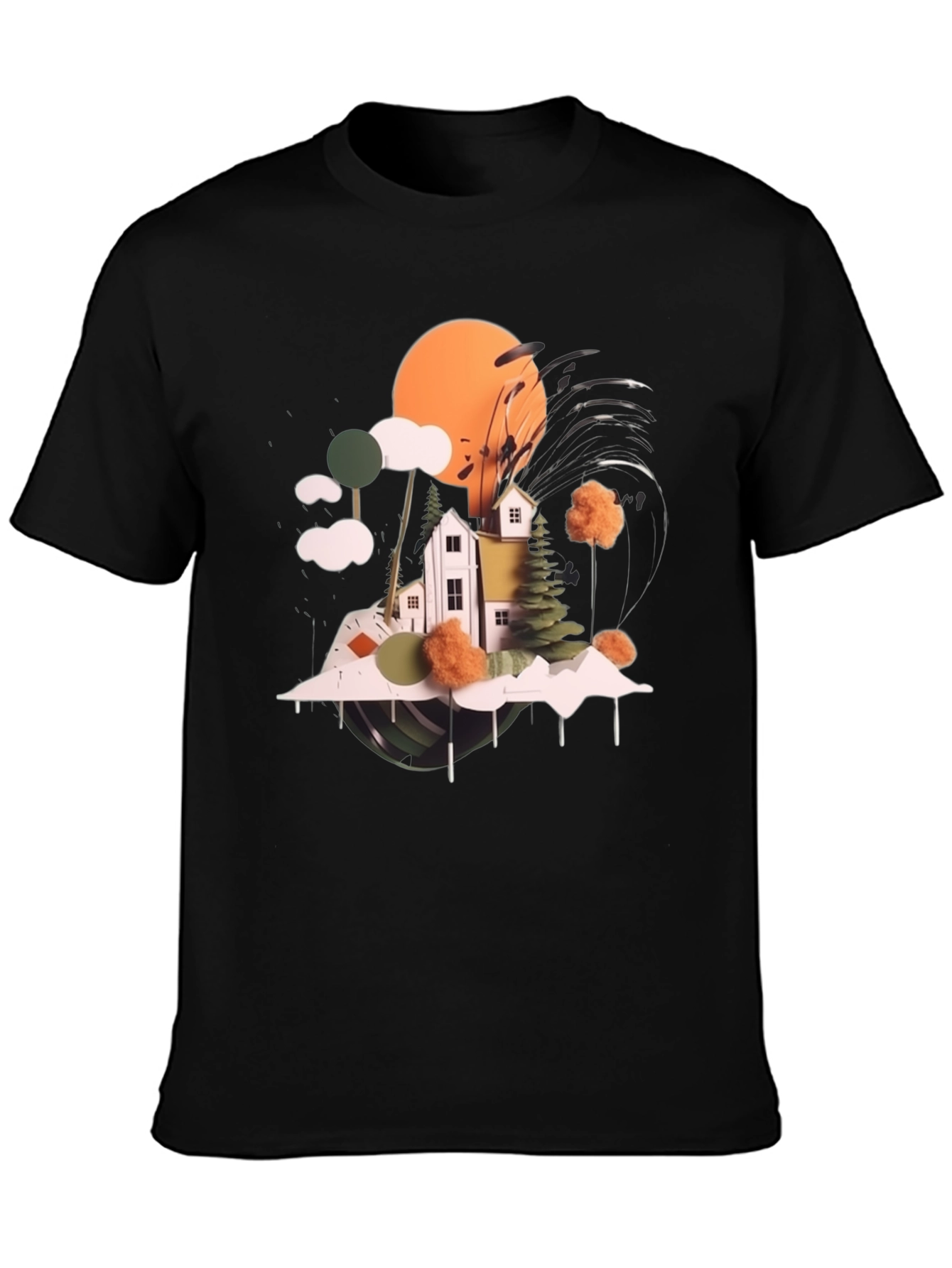 Abstract Landscape Graphic Tee