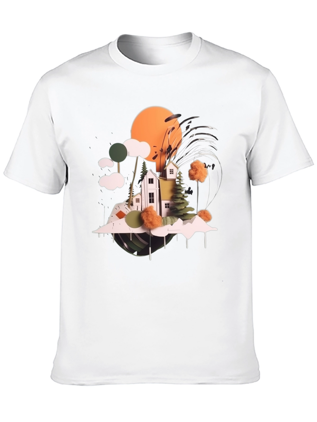 Abstract Landscape Graphic Tee