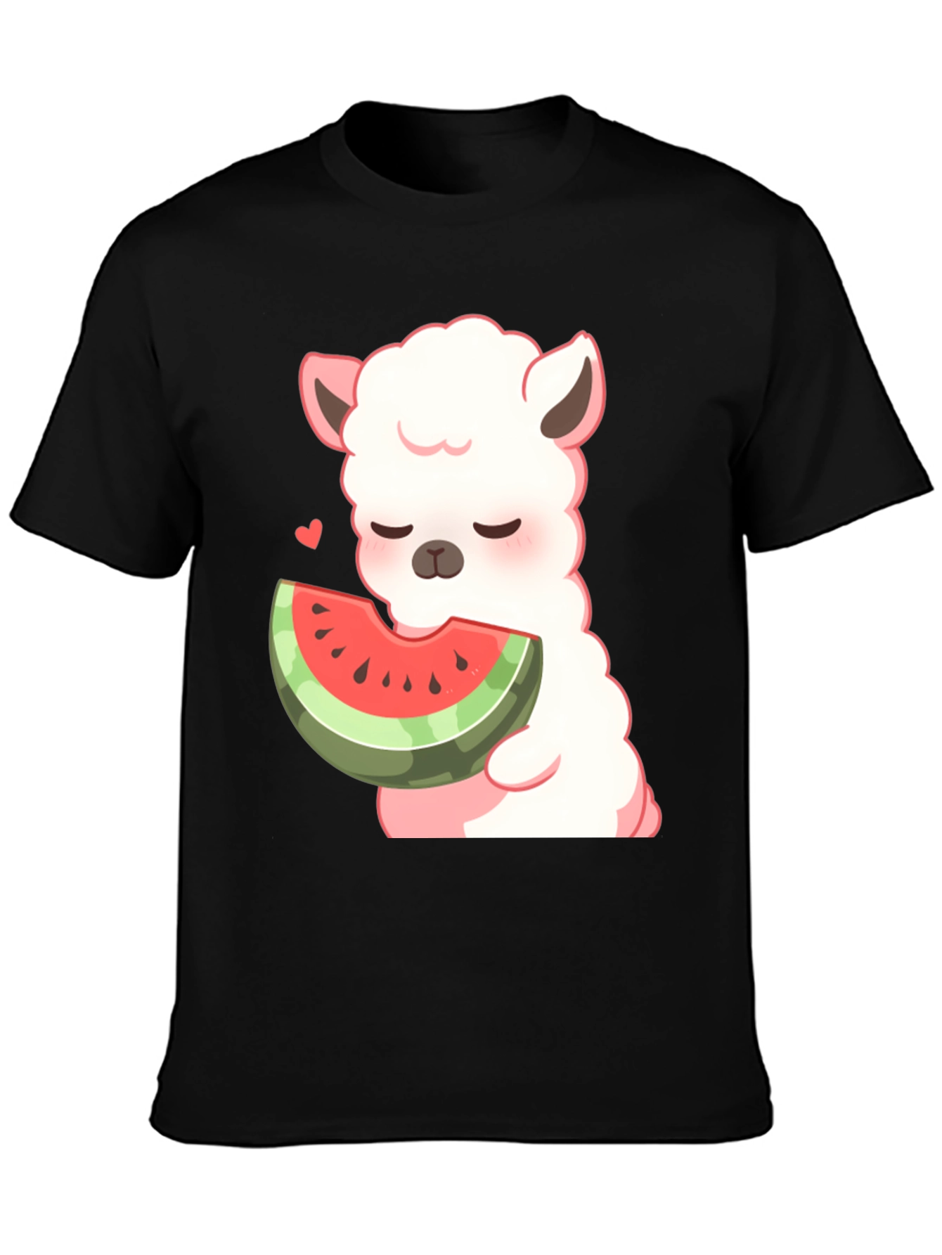 Alpaca Watermelon Graphic T-Shirt