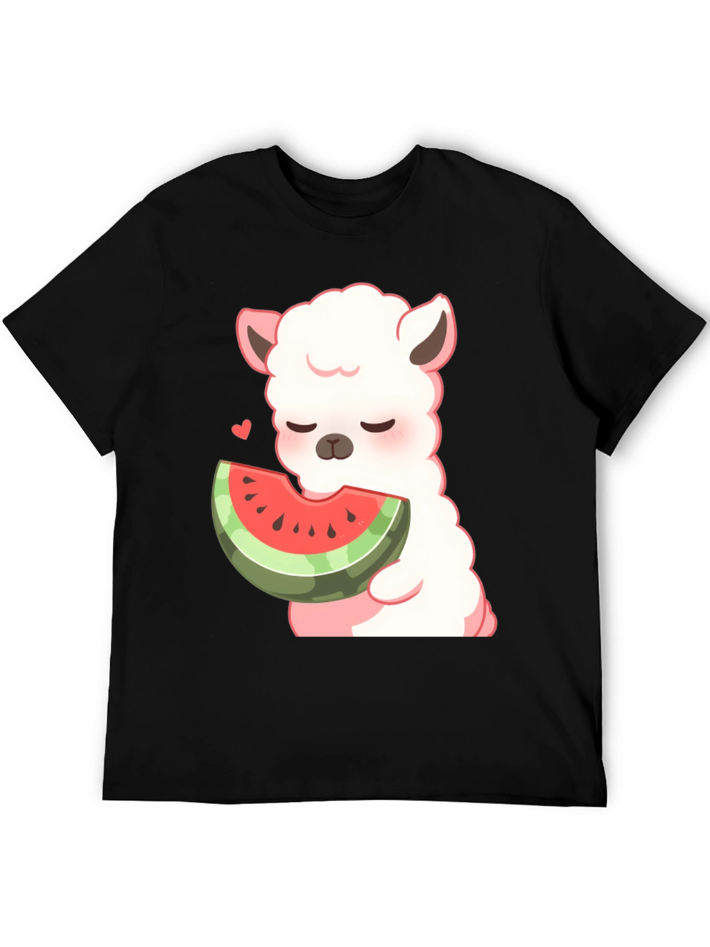 Alpaca Watermelon Graphic T-Shirt
