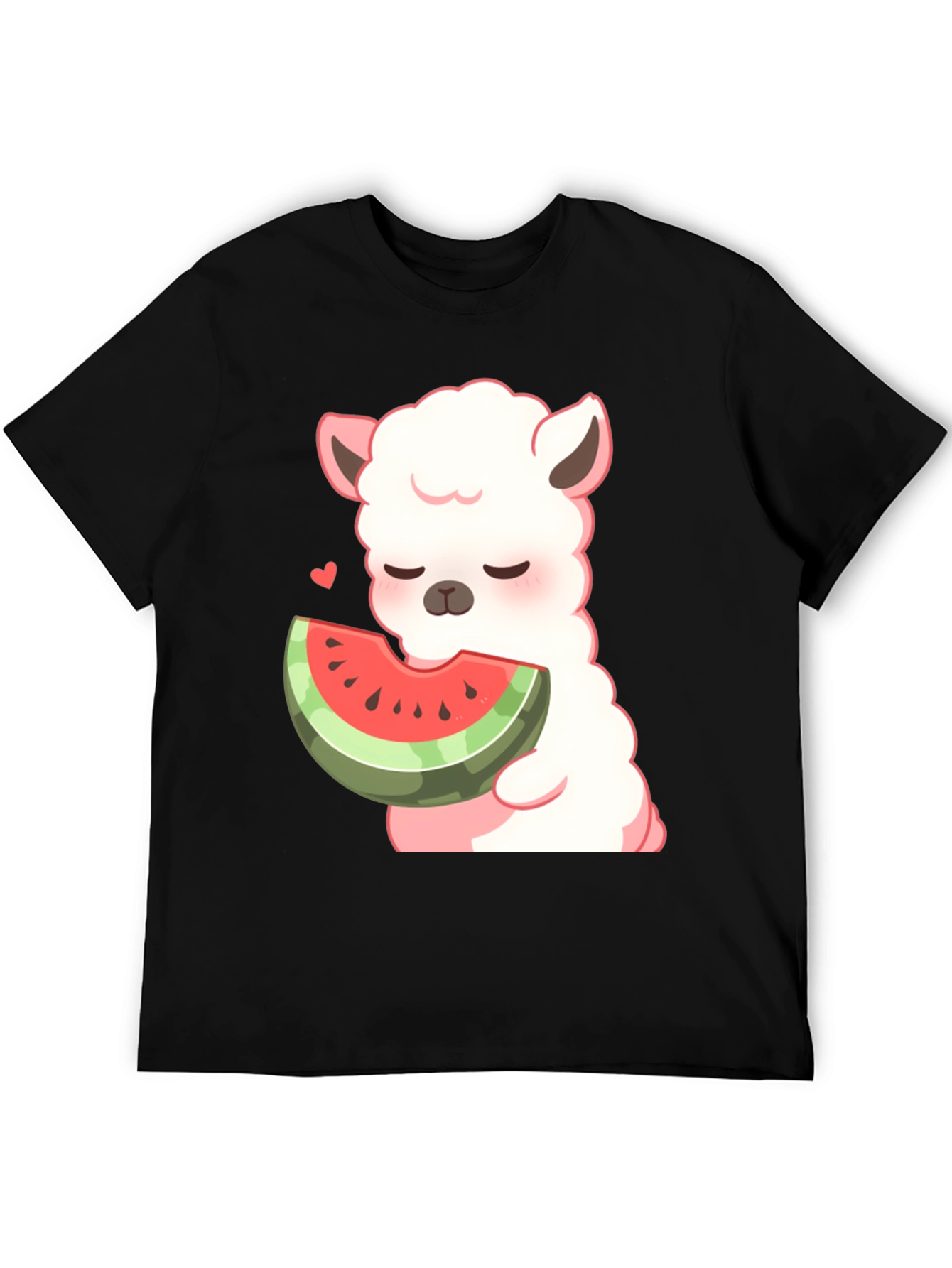 Alpaca Watermelon Graphic T-Shirt