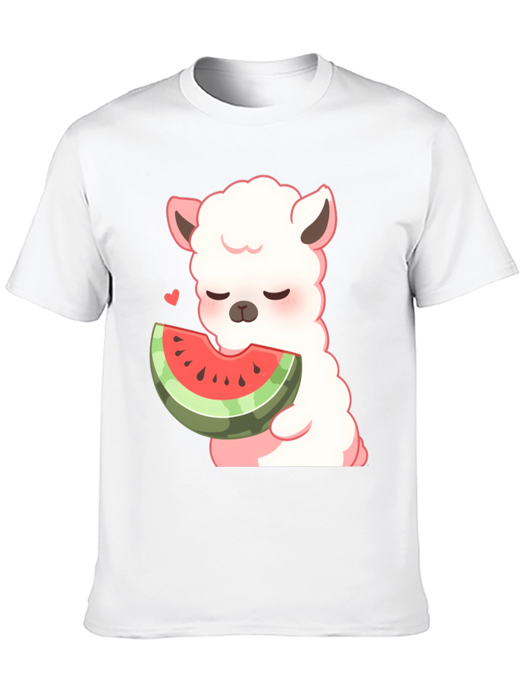 Alpaca Watermelon Graphic T-Shirt