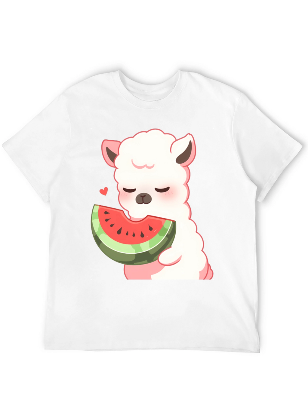 Alpaca Watermelon Graphic T-Shirt