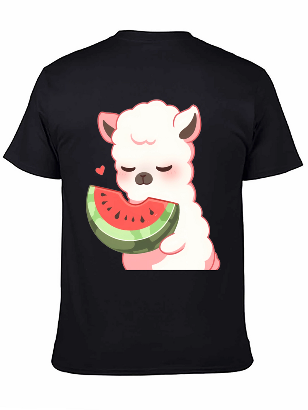 Alpaca Watermelon Graphic T-Shirt