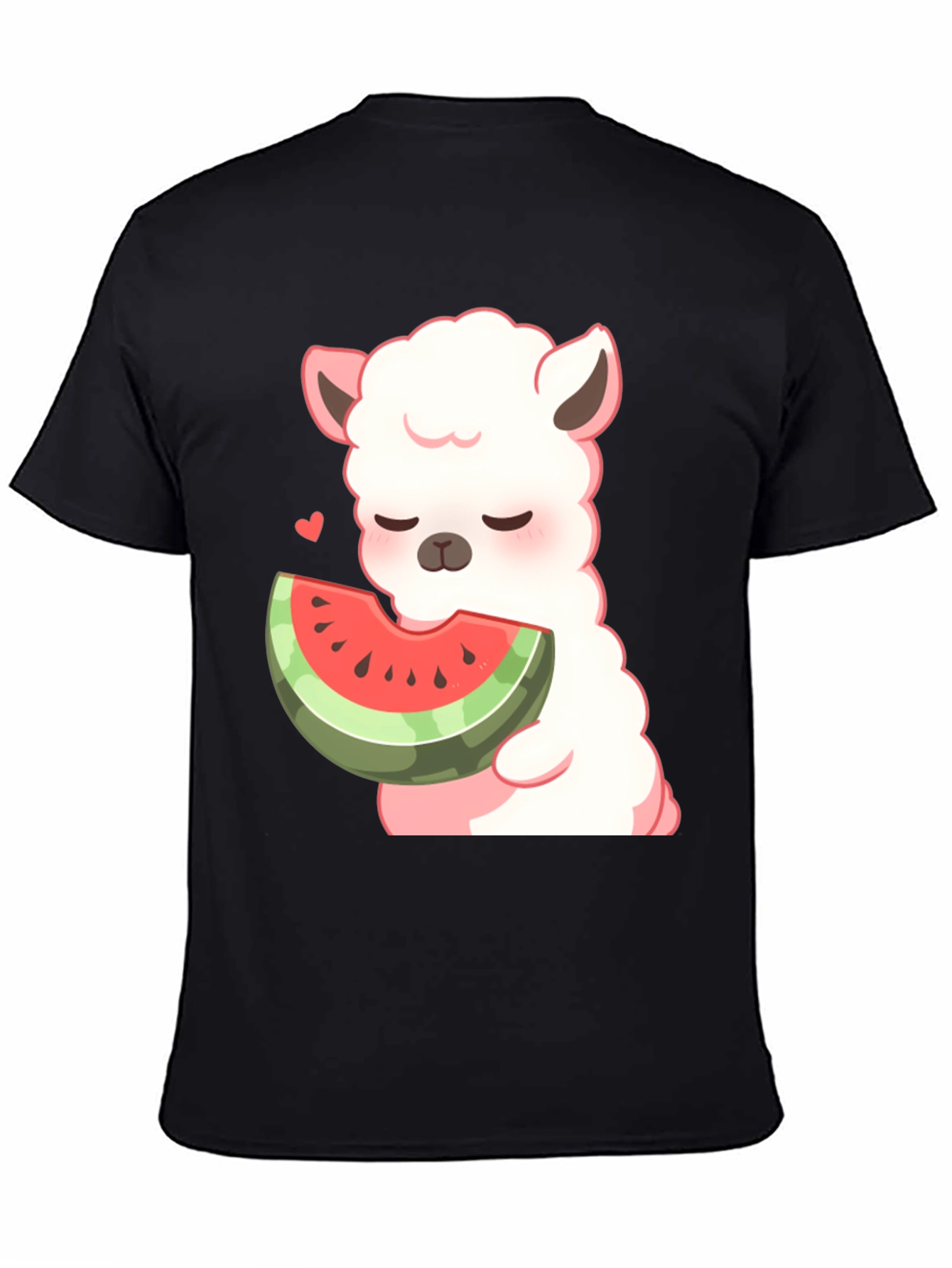 Alpaca Watermelon Graphic T-Shirt