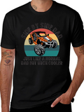Side by Side Dad Graphic T-Shirt