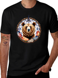 Bear Dreamcatcher Graphic Tee - Black