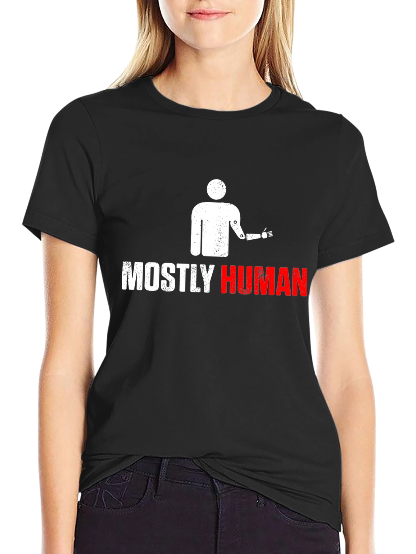 Mostly Human Graphic T-Shirt