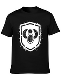 Egyptian Scarab Beetle Shield Graphic T-Shirt