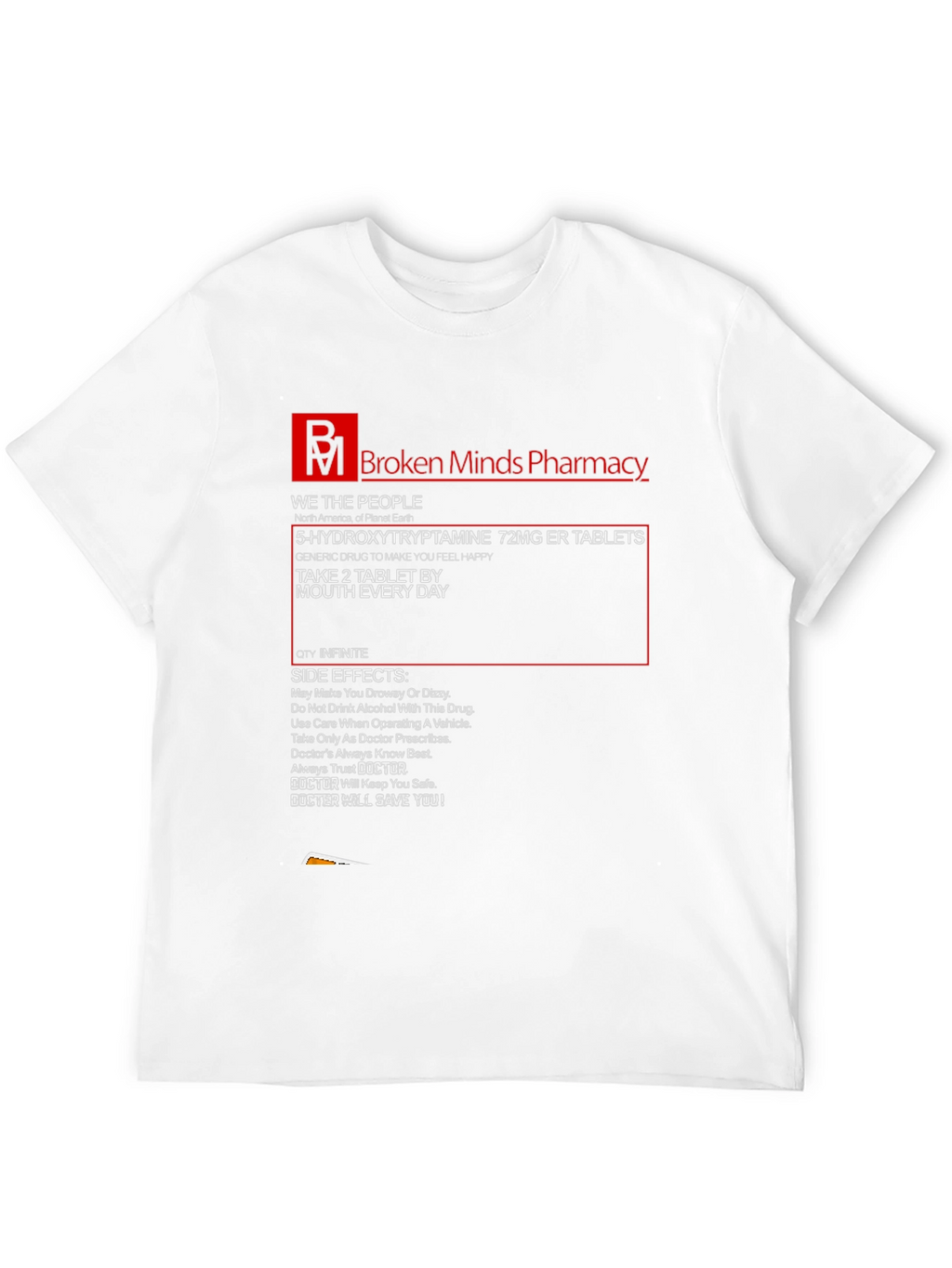 Broken Minds Pharmacy Graphic T-Shirt