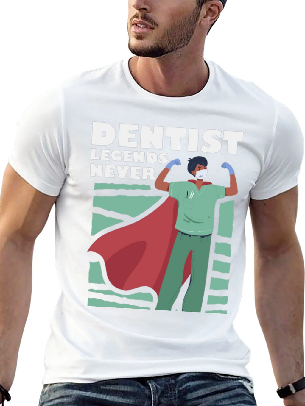 Dentist Legend T-Shirt Hero Dentist Tee