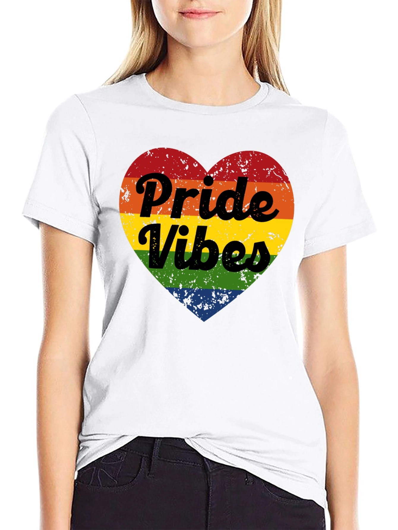 Pride Vibes Heart T-Shirt