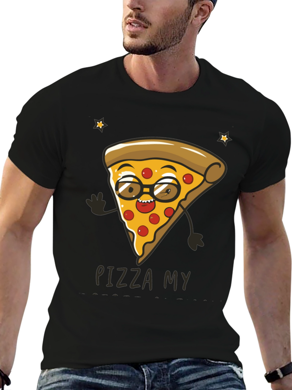 Pizza My Valentine T-Shirt Funny Foodie Tee