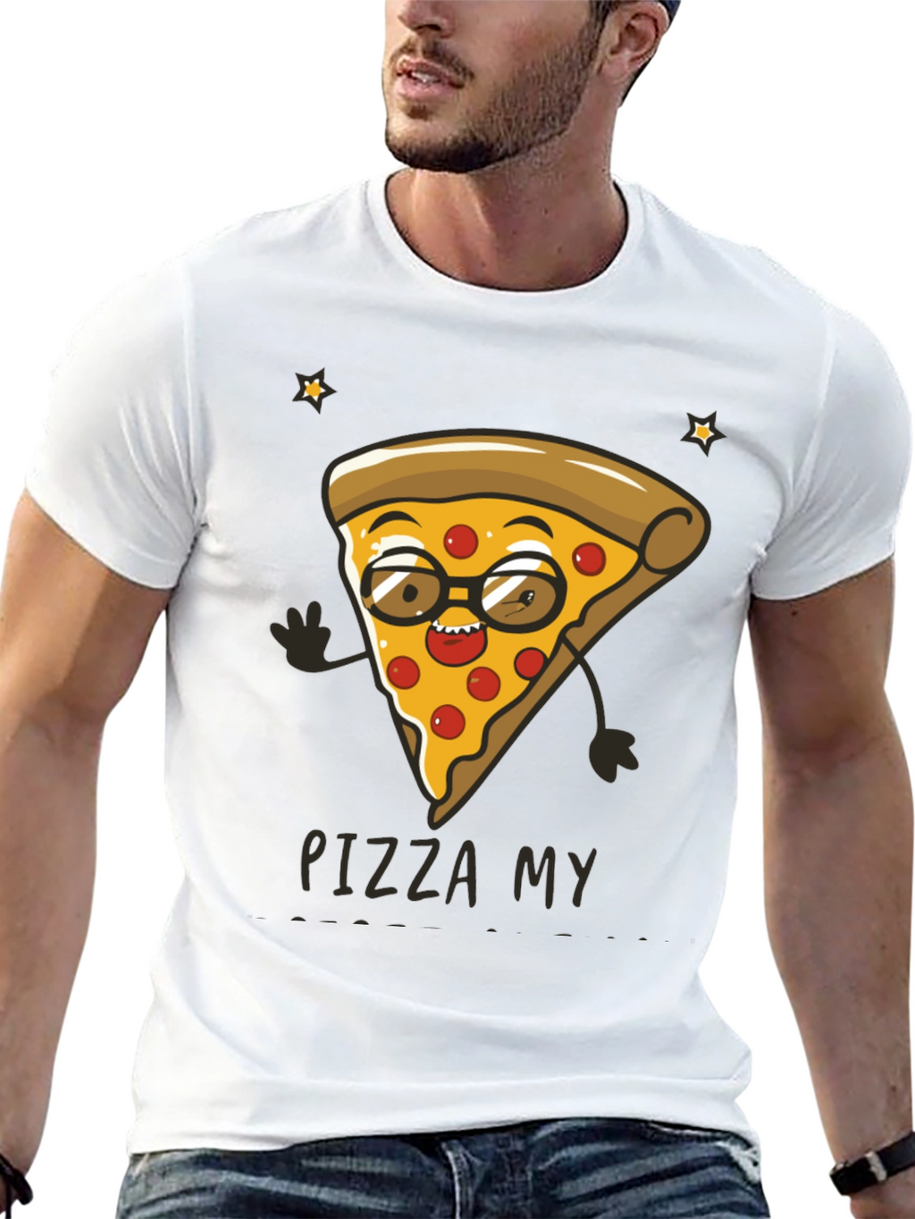 Pizza My Valentine T-Shirt Funny Foodie Tee