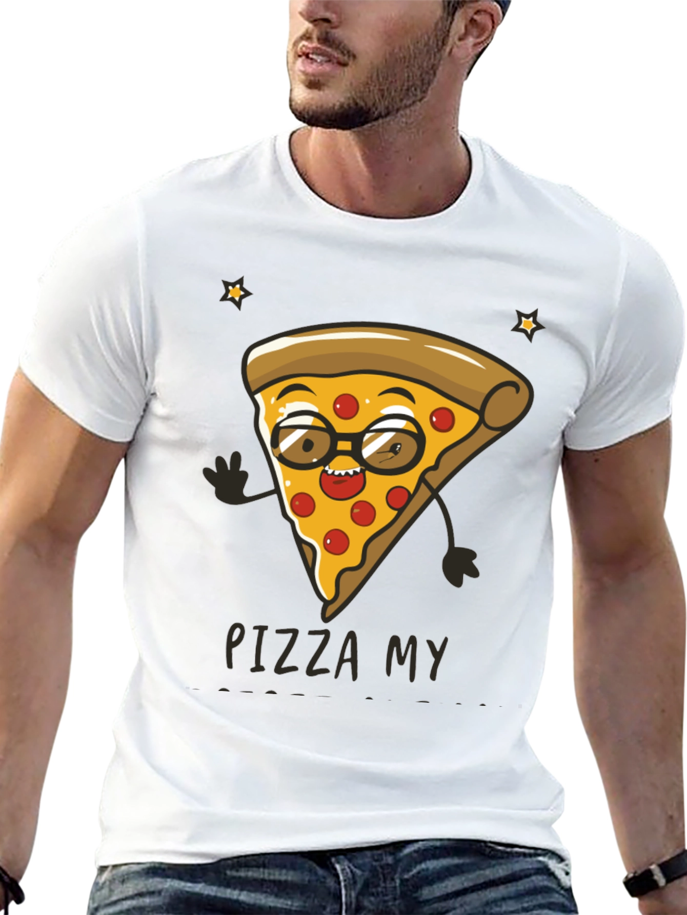 Pizza My Valentine T-Shirt Funny Foodie Tee