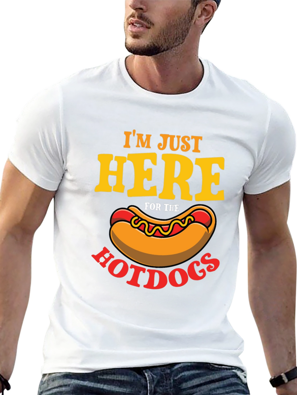 Im Just Here For The Hotdogs T-Shirt