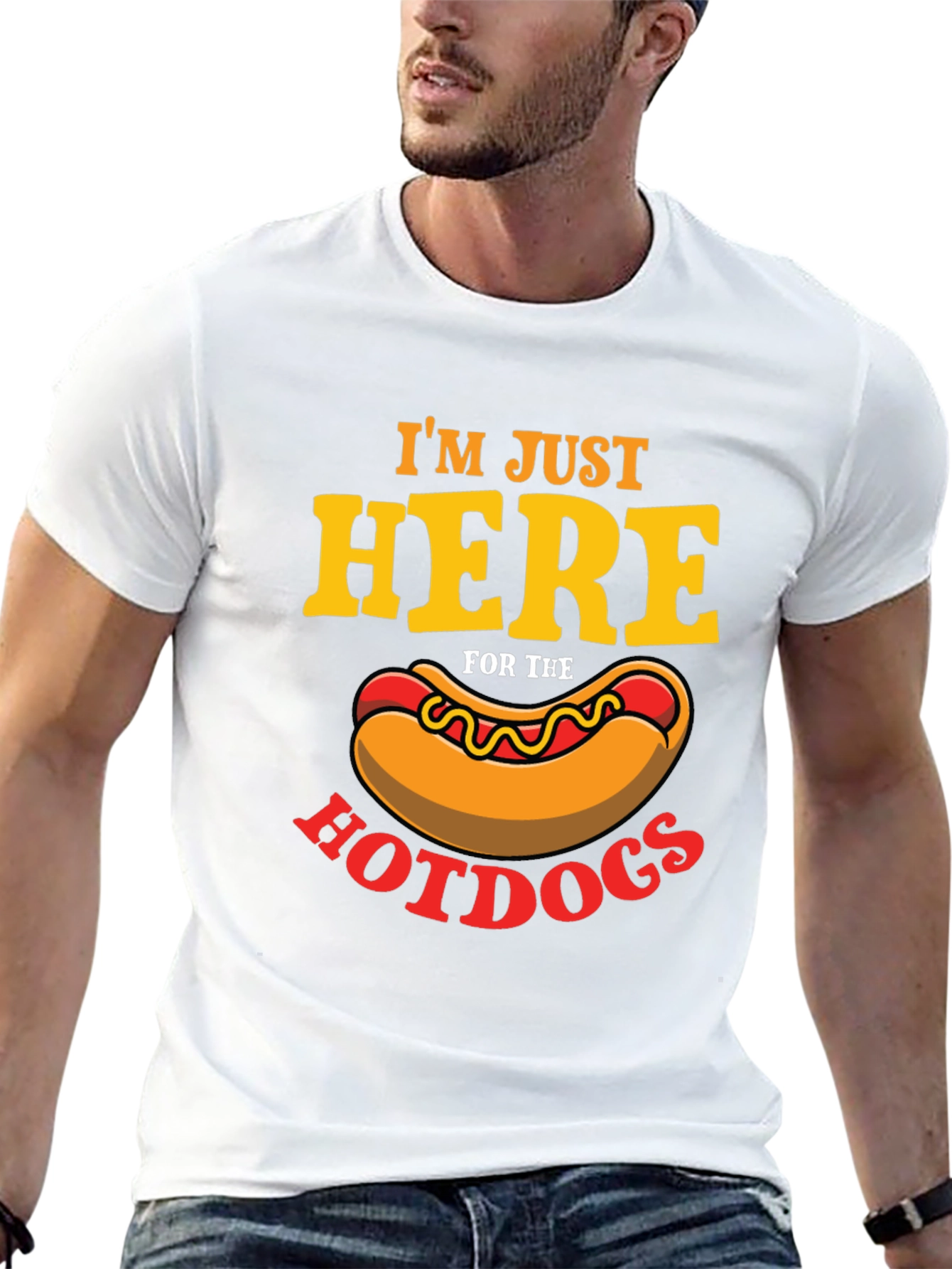 Im Just Here For The Hotdogs T-Shirt
