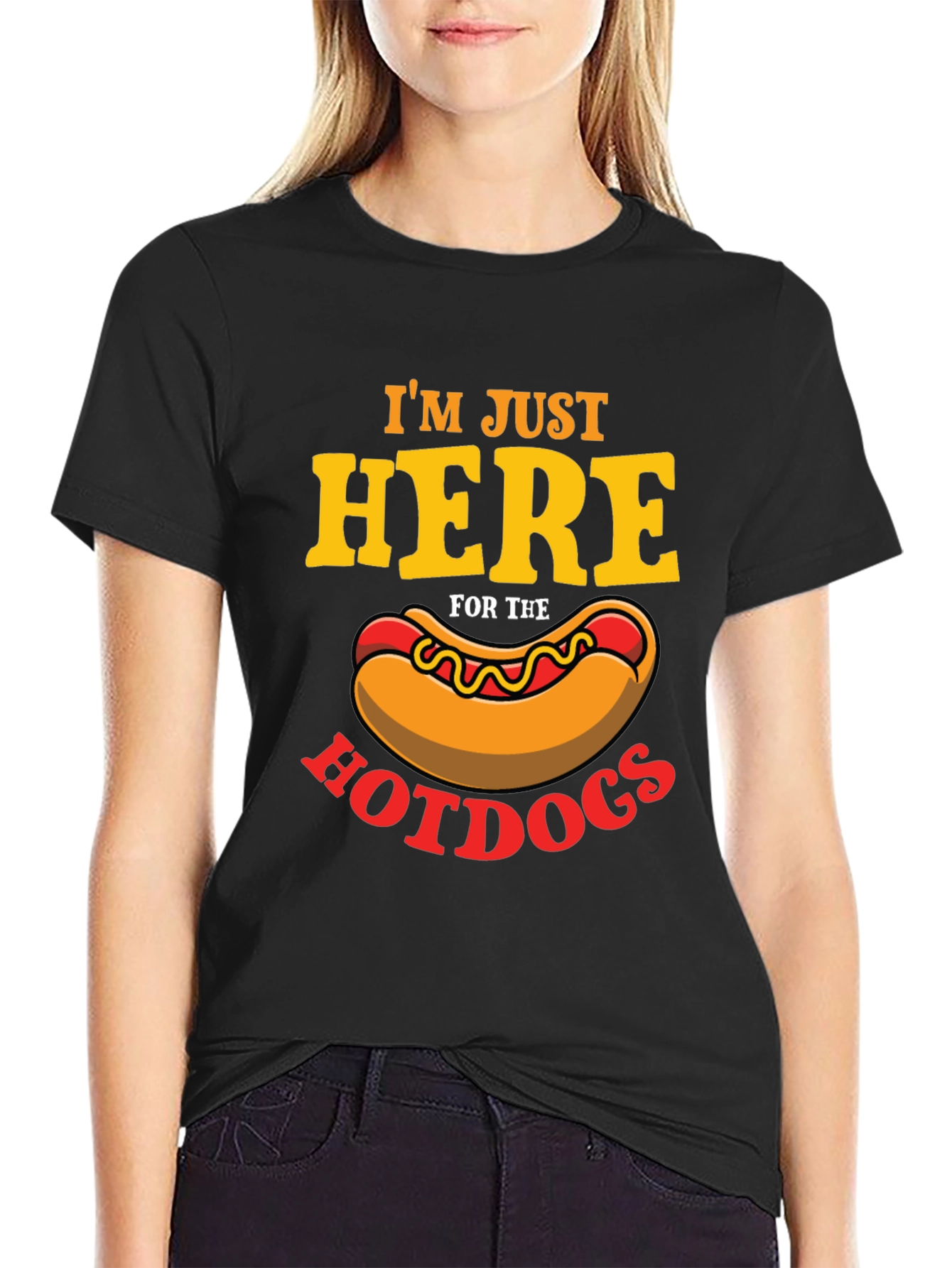 Im Just Here For The Hotdogs T-Shirt