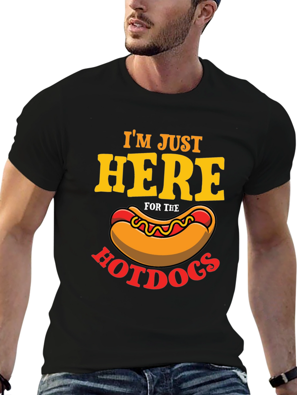 Im Just Here For The Hotdogs T-Shirt
