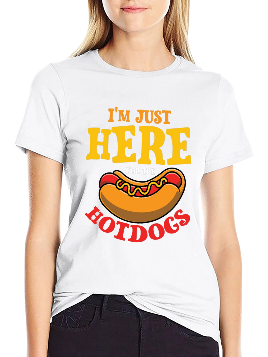 Im Just Here For The Hotdogs T-Shirt