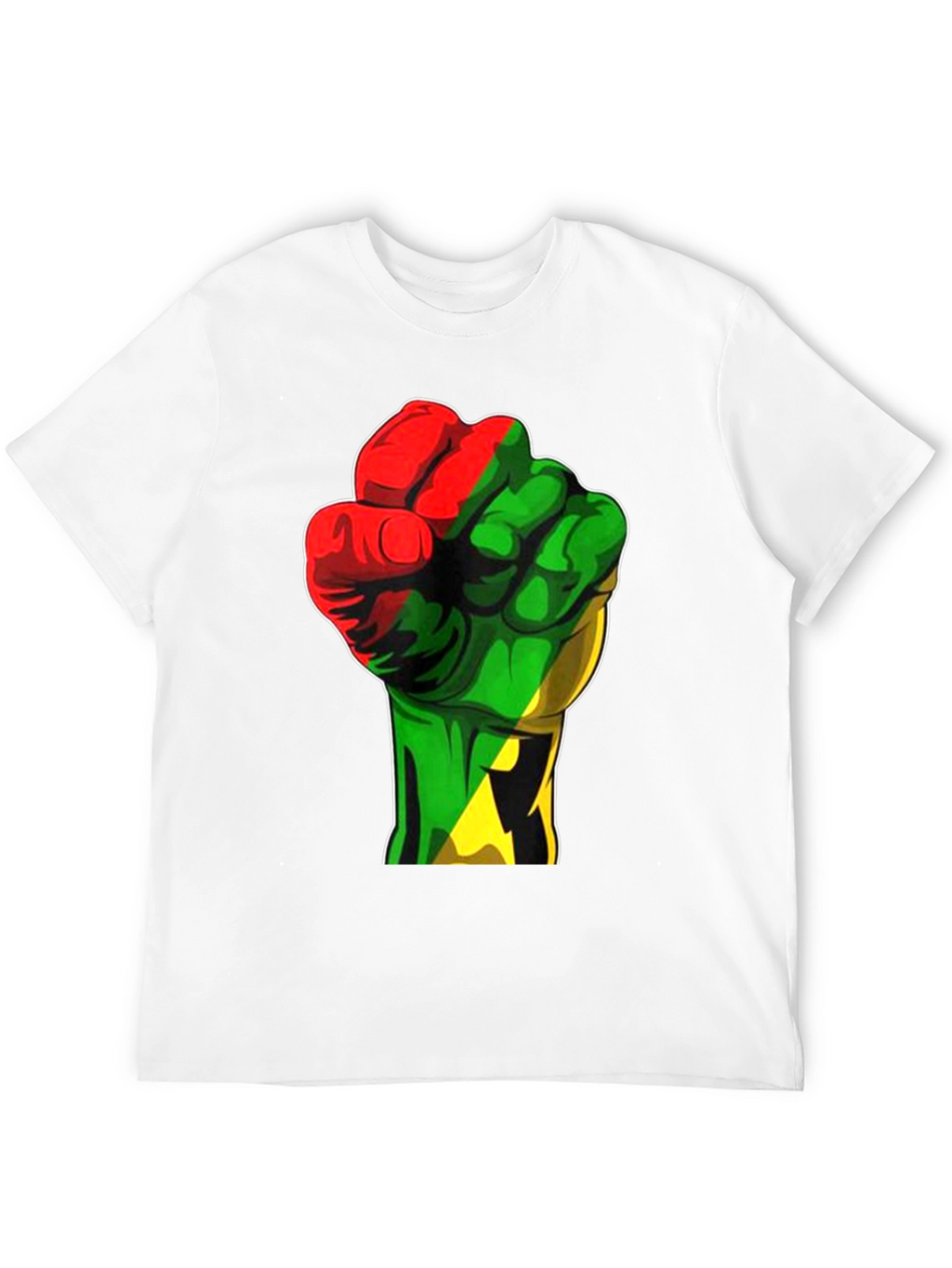Pan-African Fist Graphic Tee - Black Power