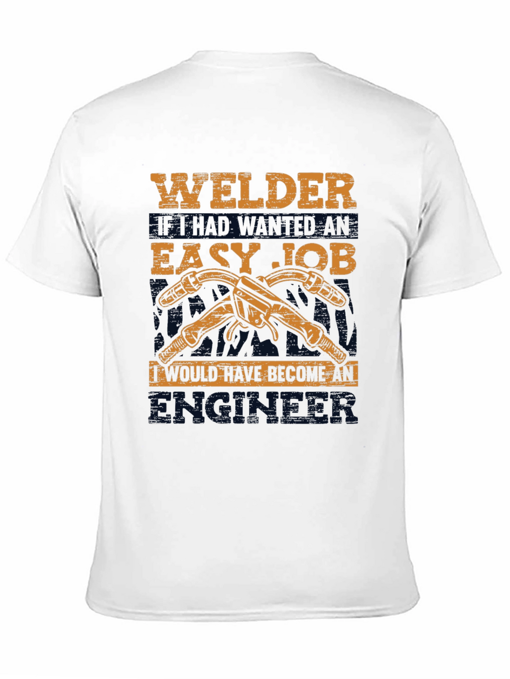 Welders Easy Job Black Graphic T-Shirt