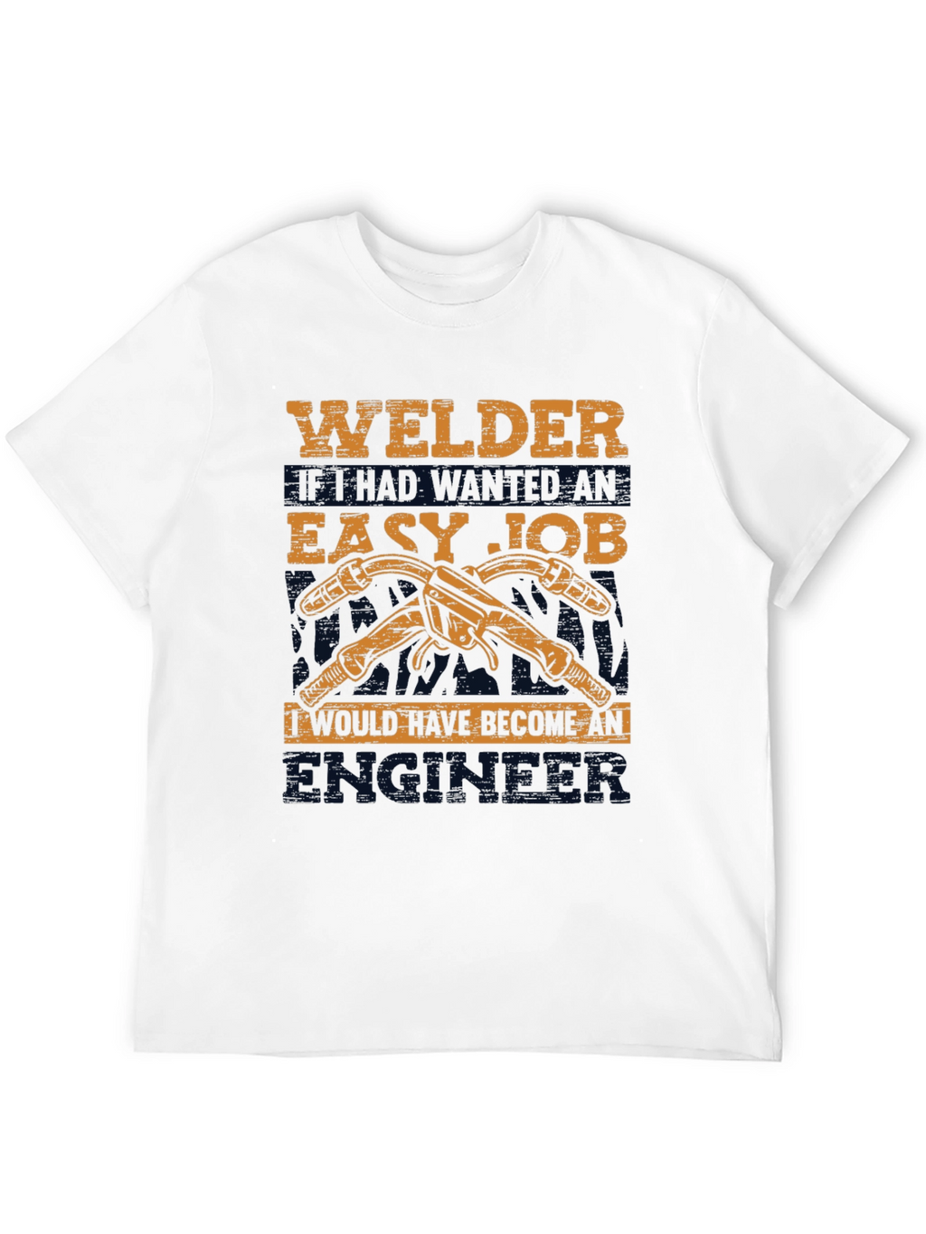 Welders Easy Job Black Graphic T-Shirt