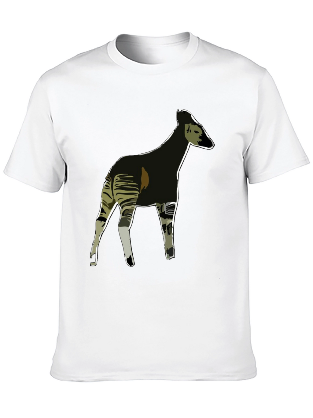 Okapi Graphic Tee - Stylish Mens Black T-Shirt