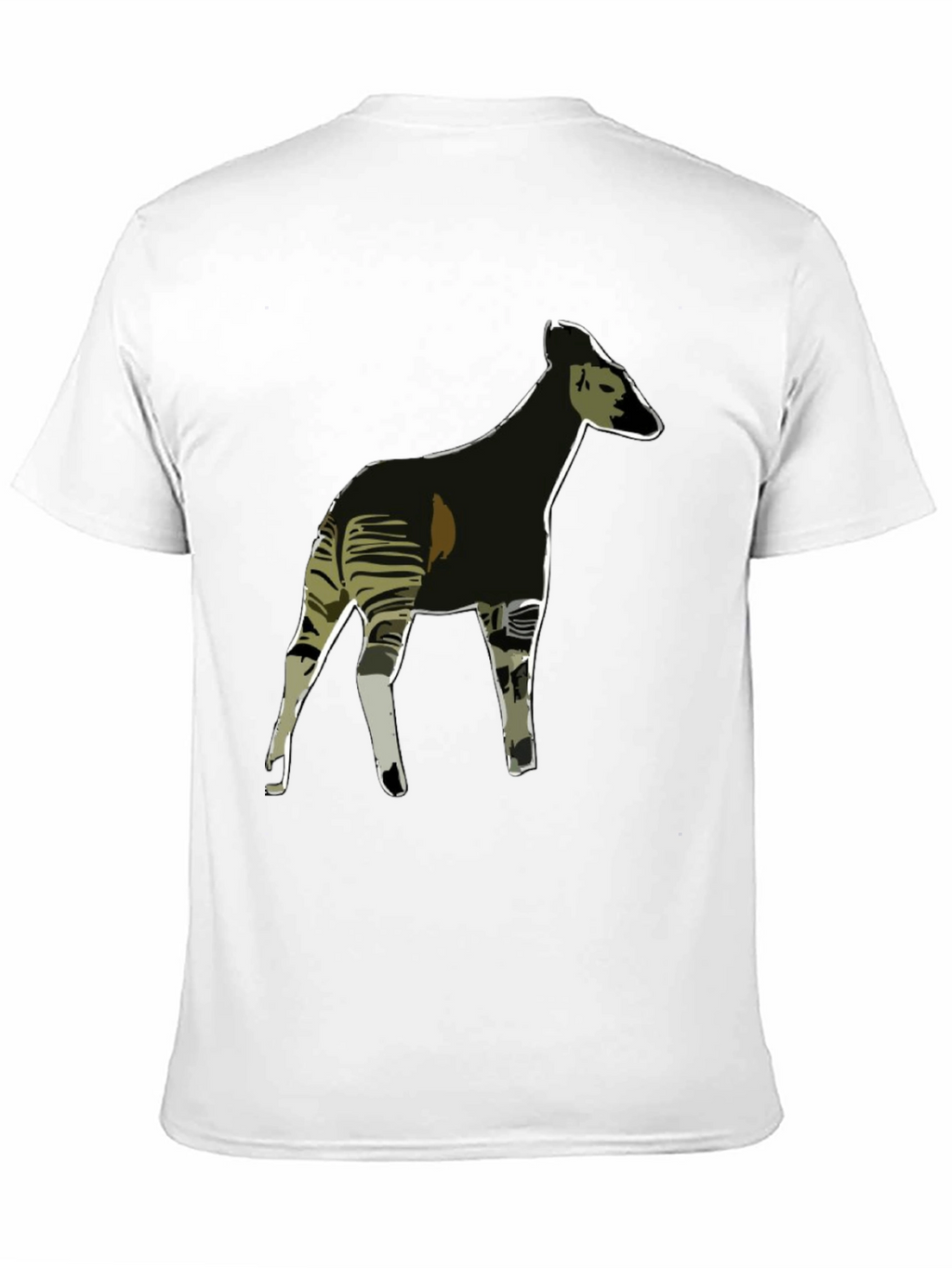 Okapi Graphic Tee - Stylish Mens Black T-Shirt