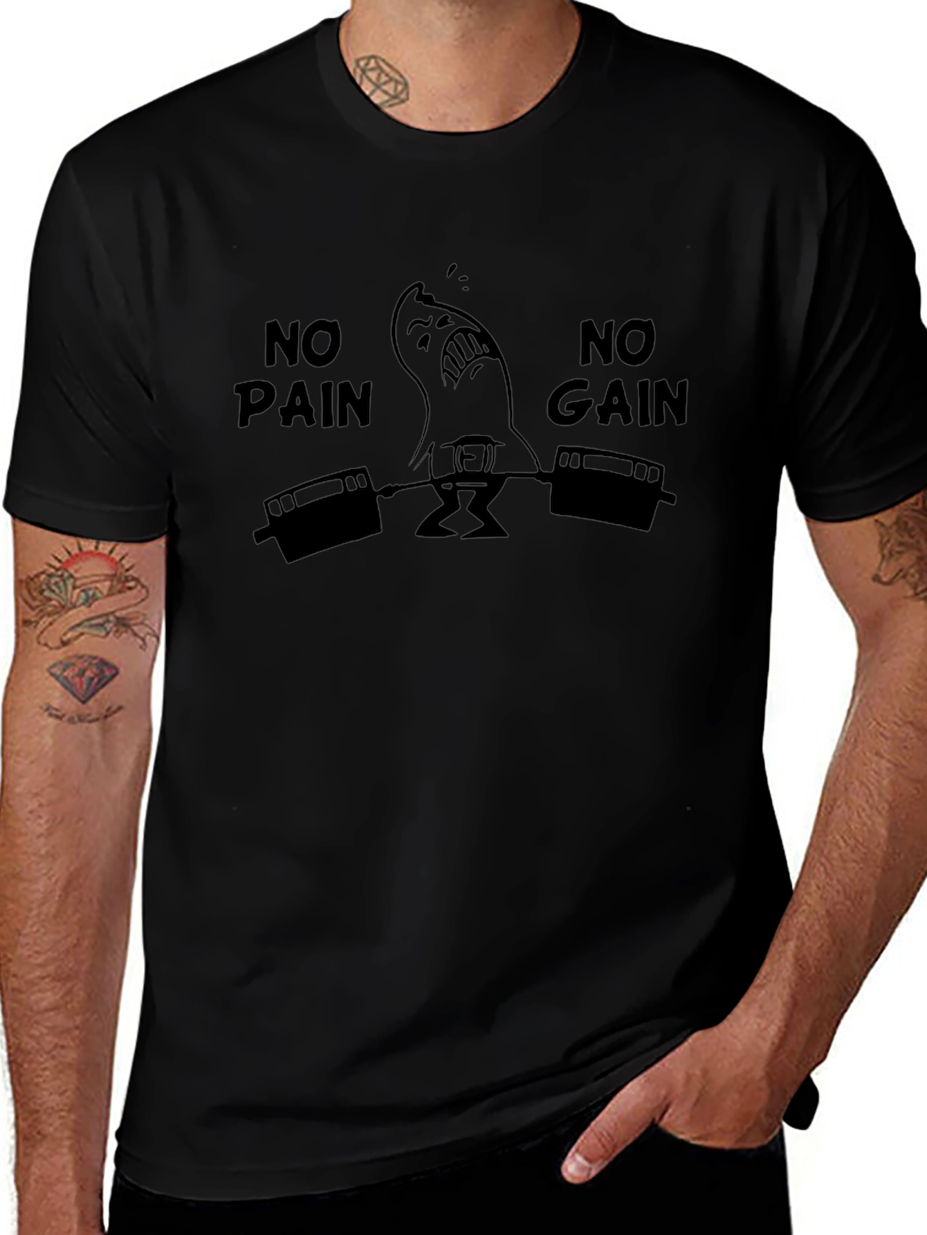 No Pain No Gain Workout T-Shirt