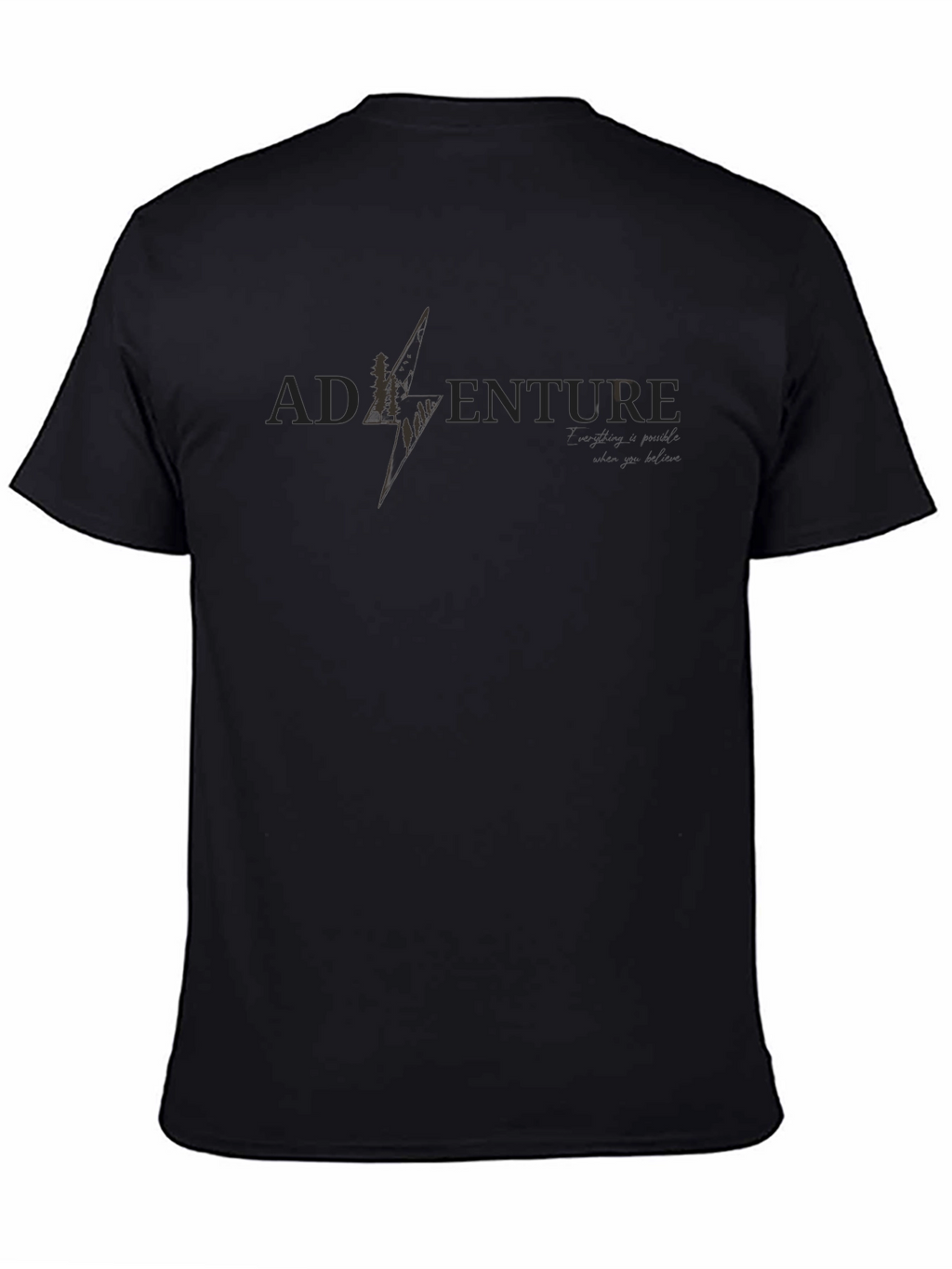 Adventure Graphic T-Shirt - Mens Black Tee