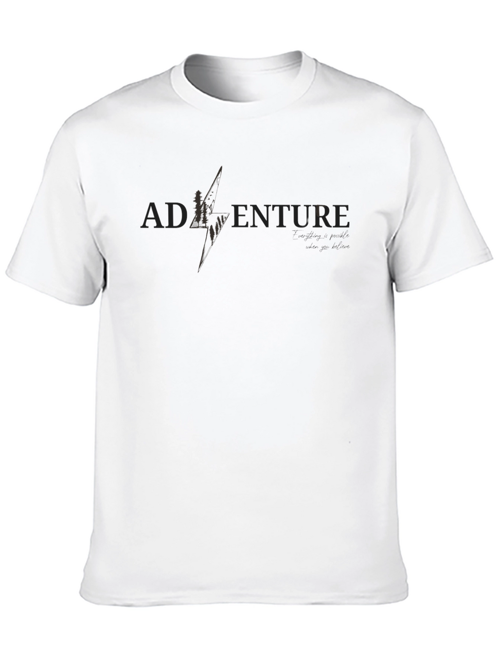 Adventure Graphic T-Shirt - Mens Black Tee