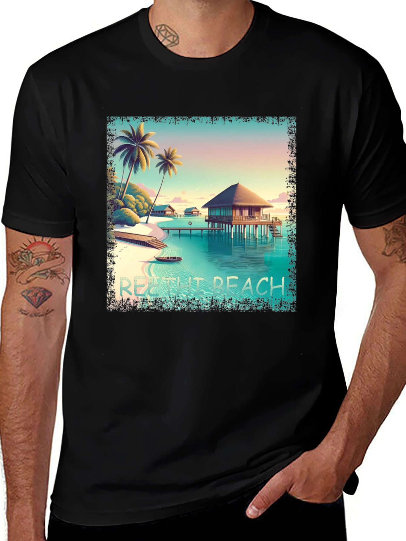 Beach Resort Graphic Tee - Island Life Style