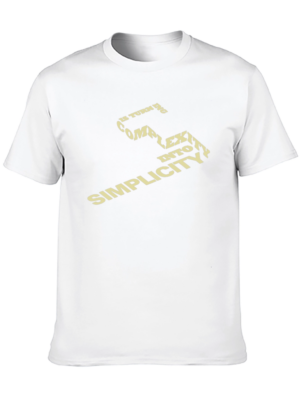 Complexity to Simplicity Graphic Tee