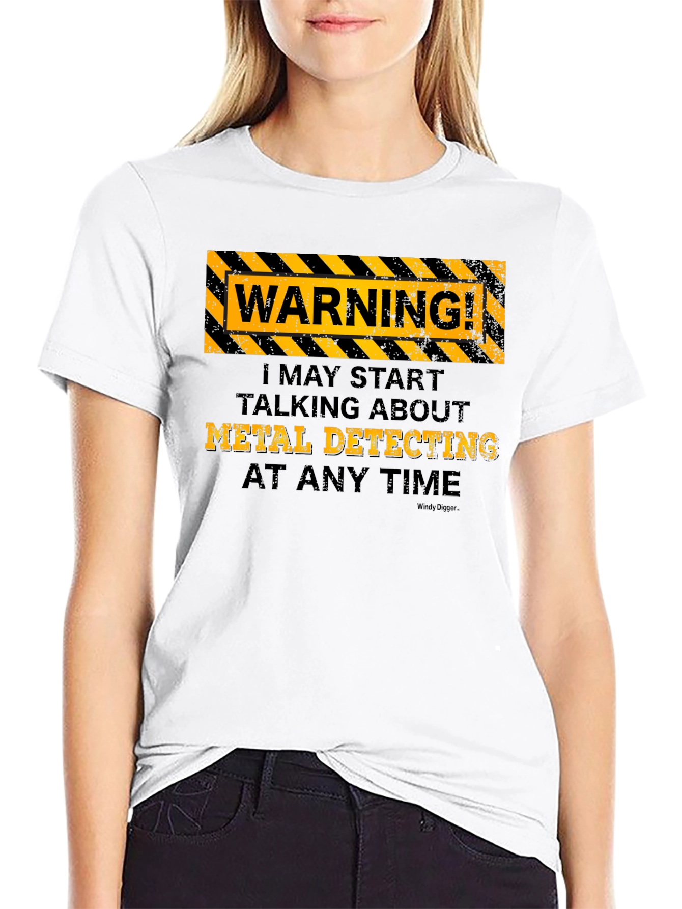 Metal Detecting Warning T-Shirt - Funny Hobby Tee