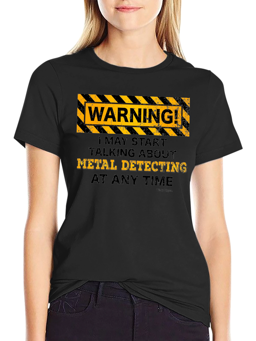 Metal Detecting Warning T-Shirt - Funny Hobby Tee