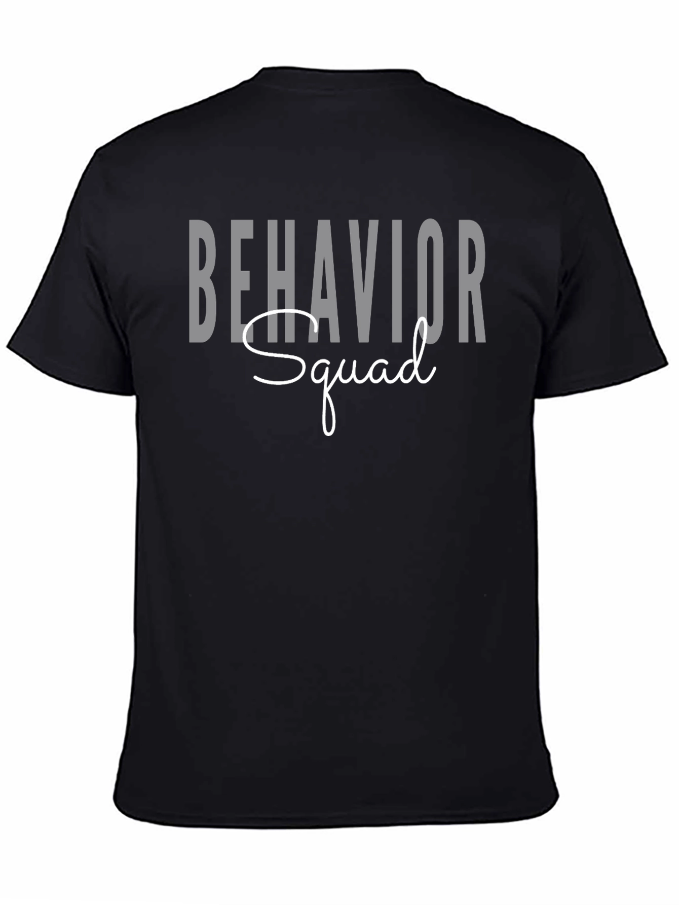 Behavior Squad T-Shirt - Black Crew Neck