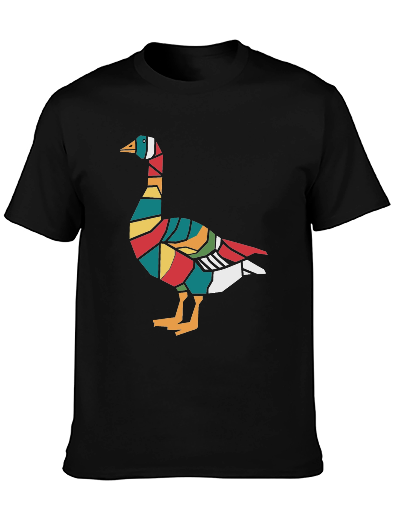 Modern Goose Graphic Tee - Unique Bird Lover Shirt