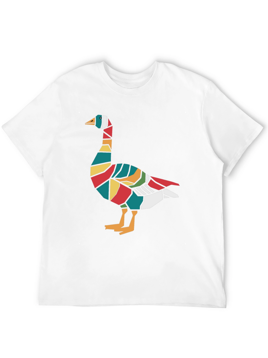 Modern Goose Graphic Tee - Unique Bird Lover Shirt