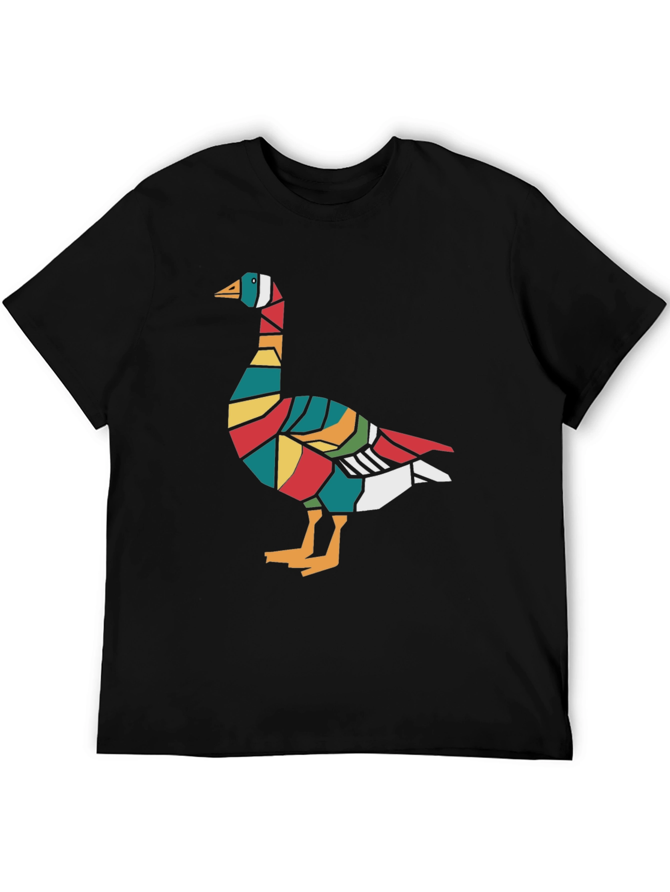 Modern Goose Graphic Tee - Unique Bird Lover Shirt
