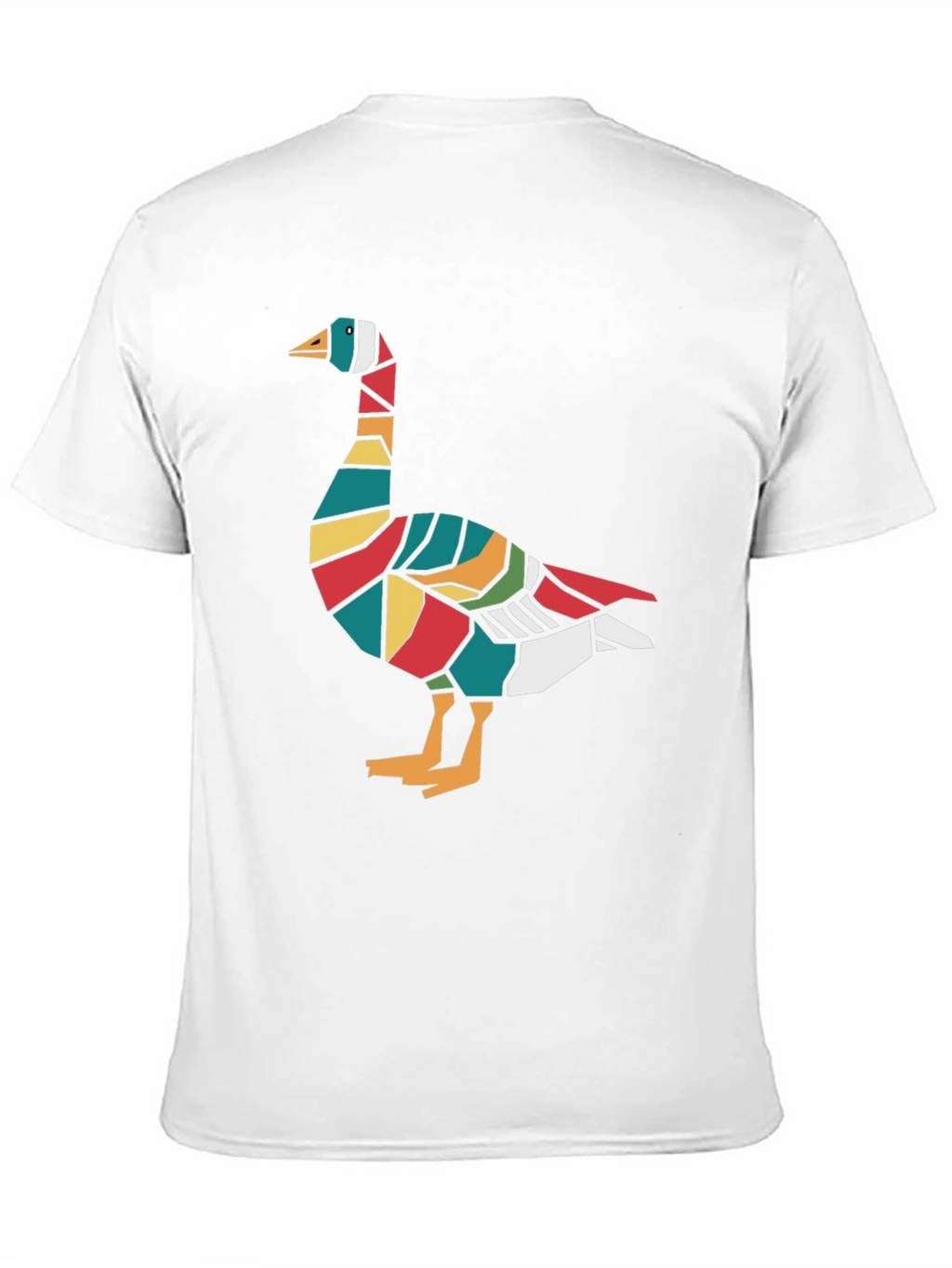 Modern Goose Graphic Tee - Unique Bird Lover Shirt