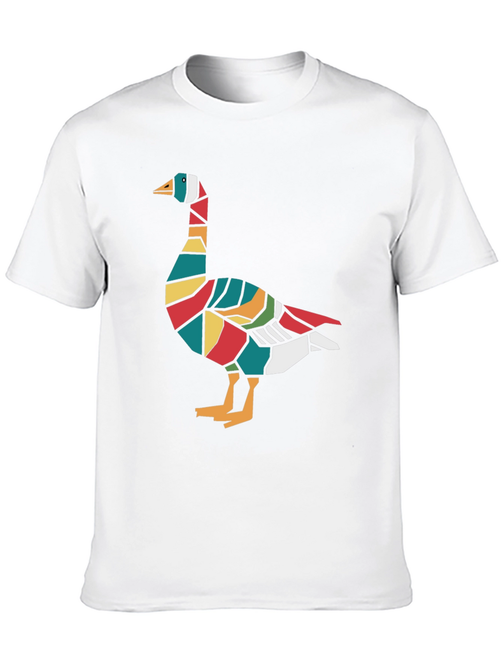 Modern Goose Graphic Tee - Unique Bird Lover Shirt
