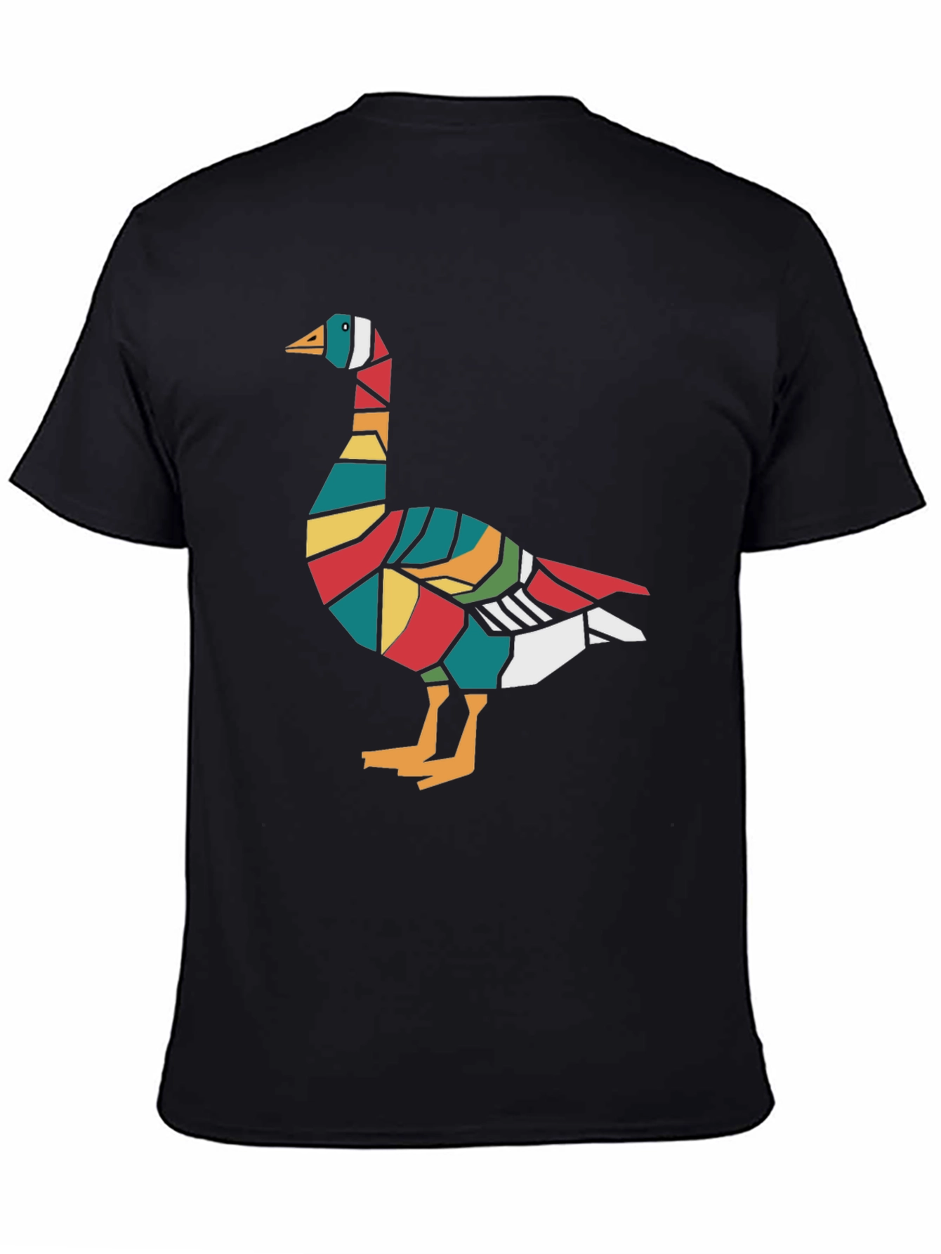 Modern Goose Graphic Tee - Unique Bird Lover Shirt