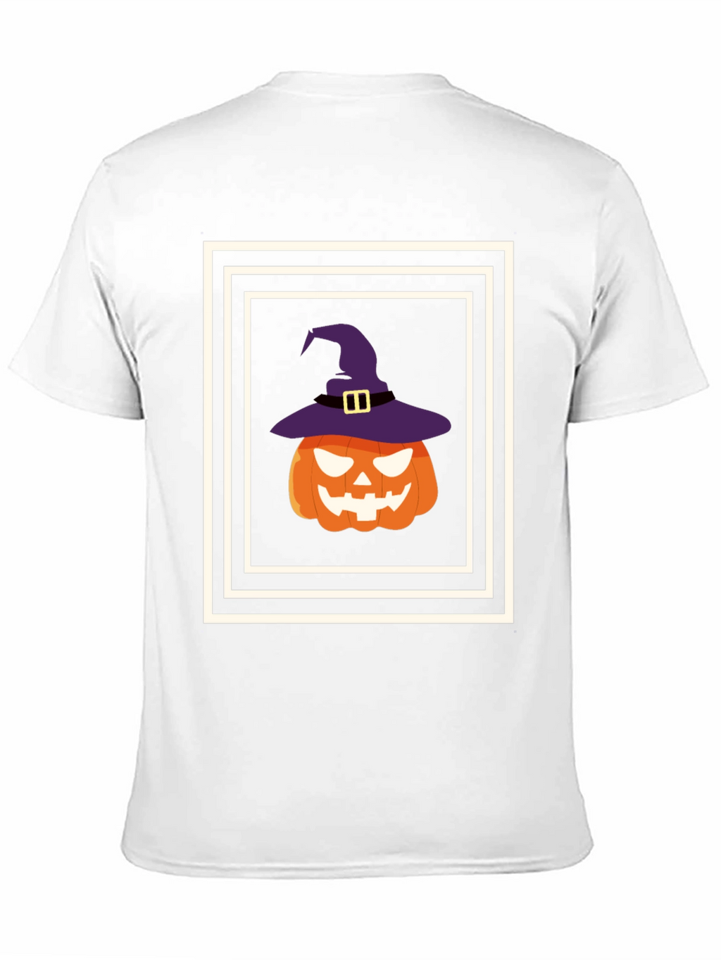 Halloween Pumpkin Witch Hat T-Shirt