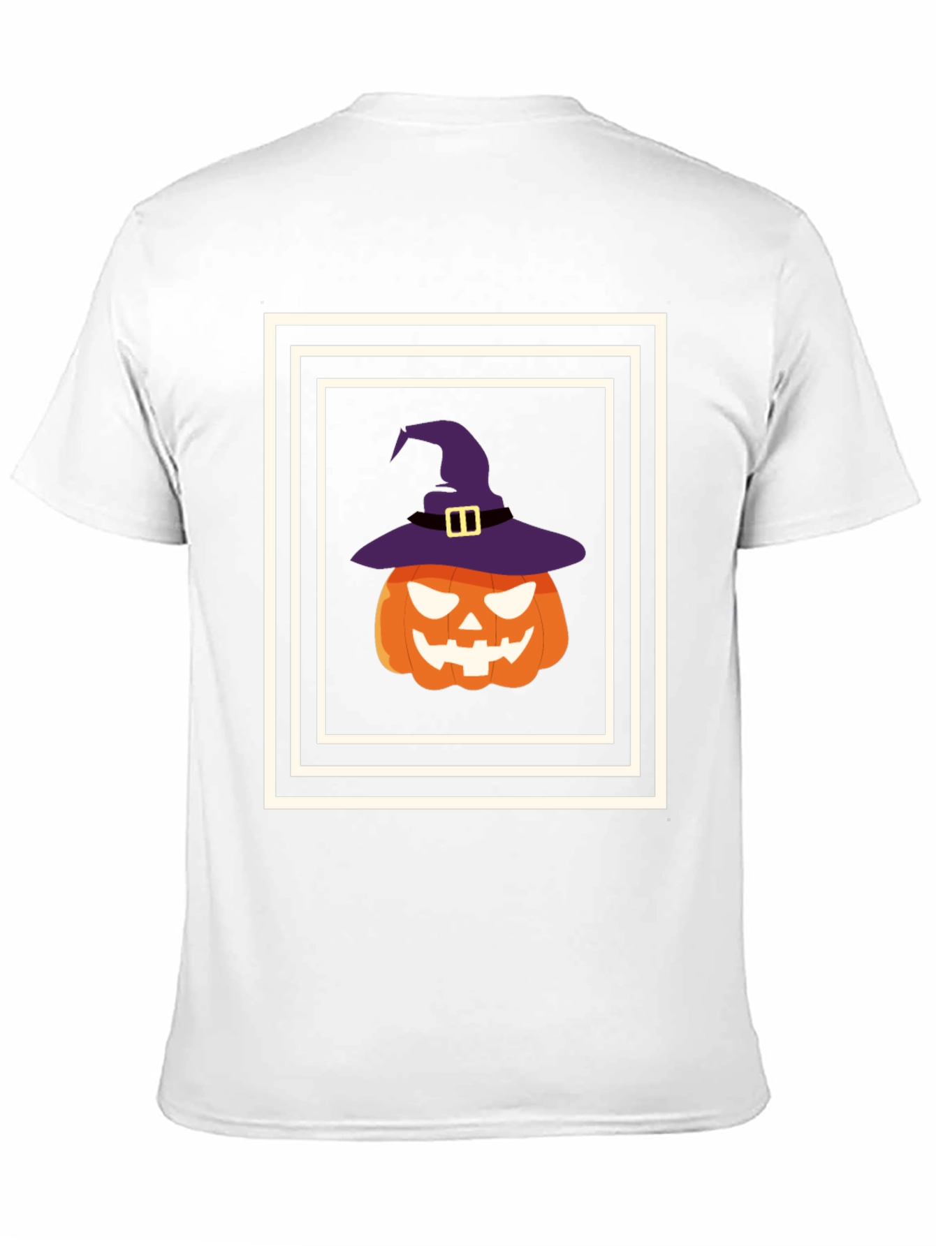 Halloween Pumpkin Witch Hat T-Shirt