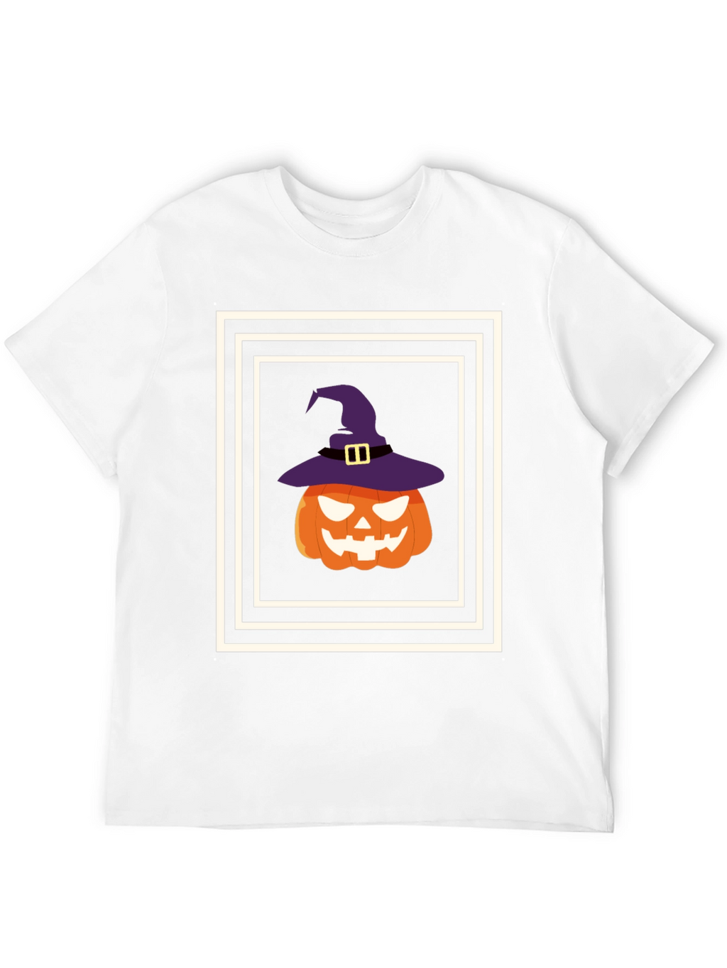 Halloween Pumpkin Witch Hat T-Shirt