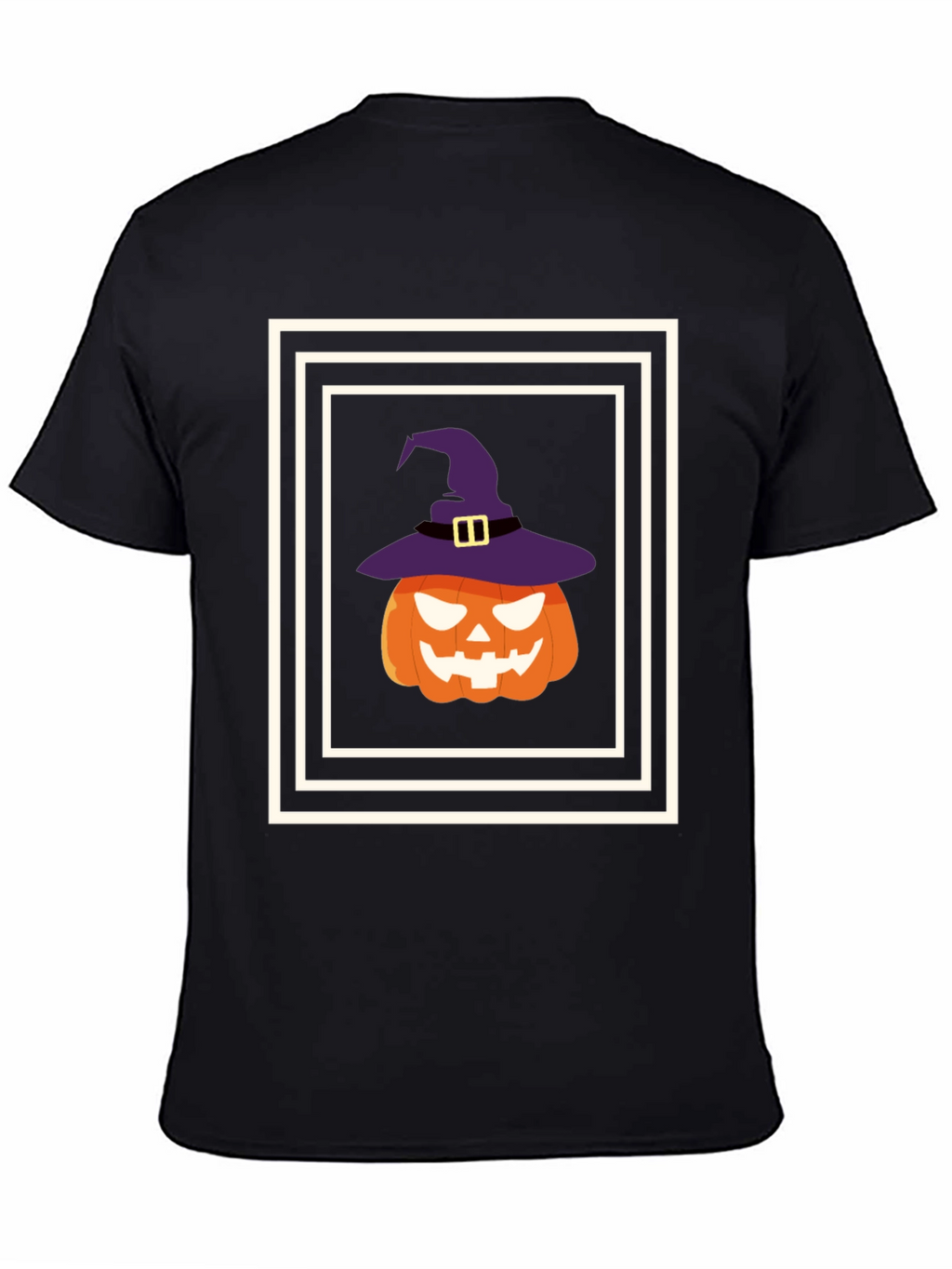Halloween Pumpkin Witch Hat T-Shirt