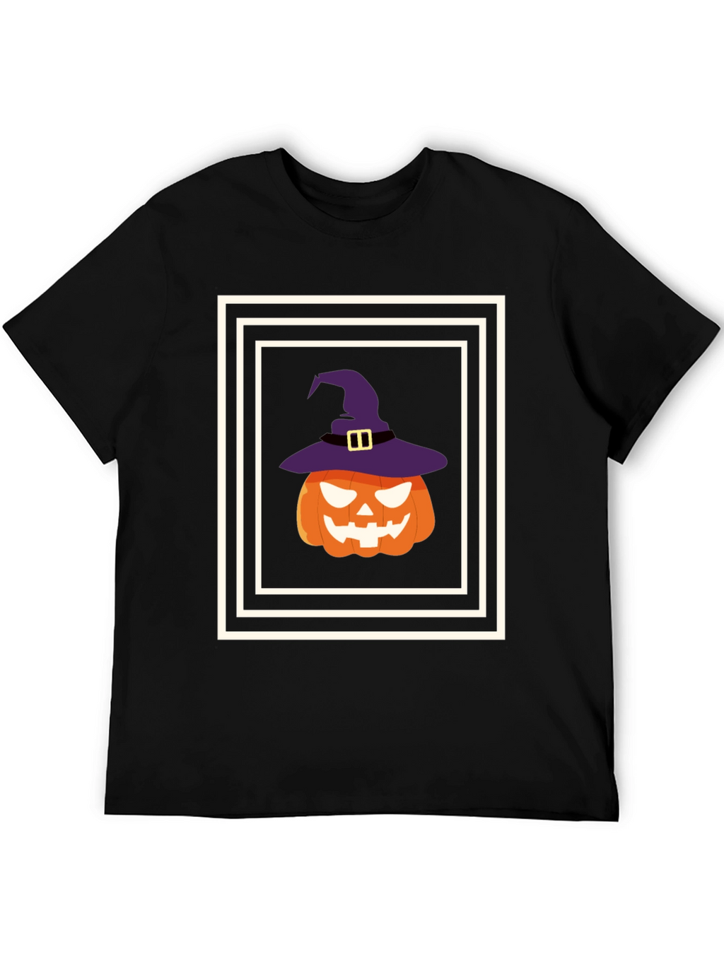 Halloween Pumpkin Witch Hat T-Shirt